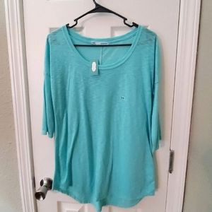 Maurices Xsmall Teal Shirt NEW
